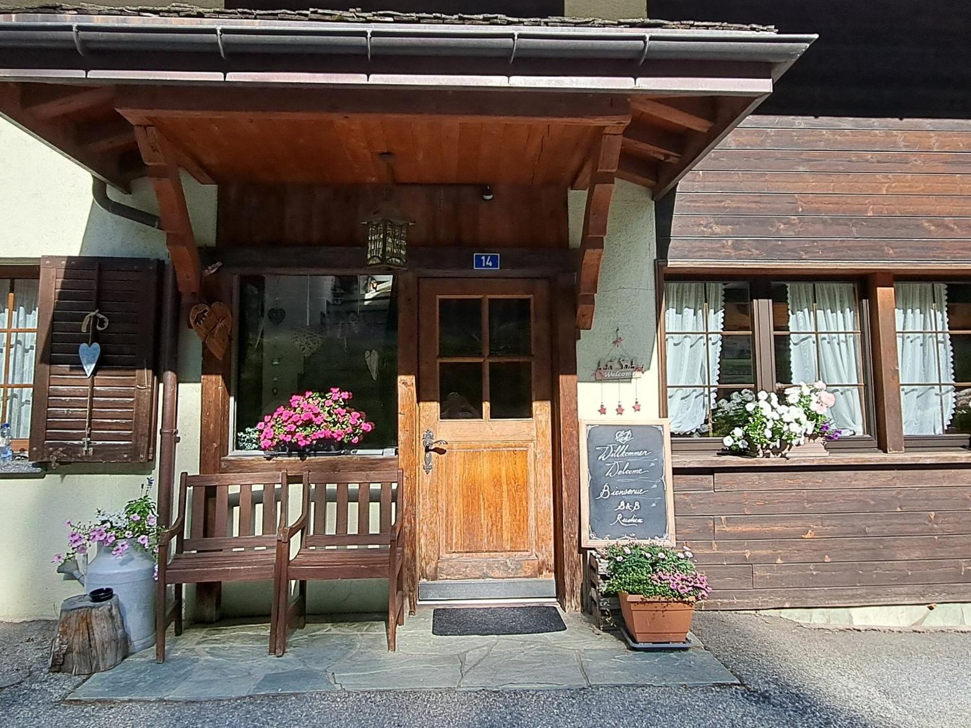 B&B Chalet Rustica Inden, Leukerbad Exteriér fotografie