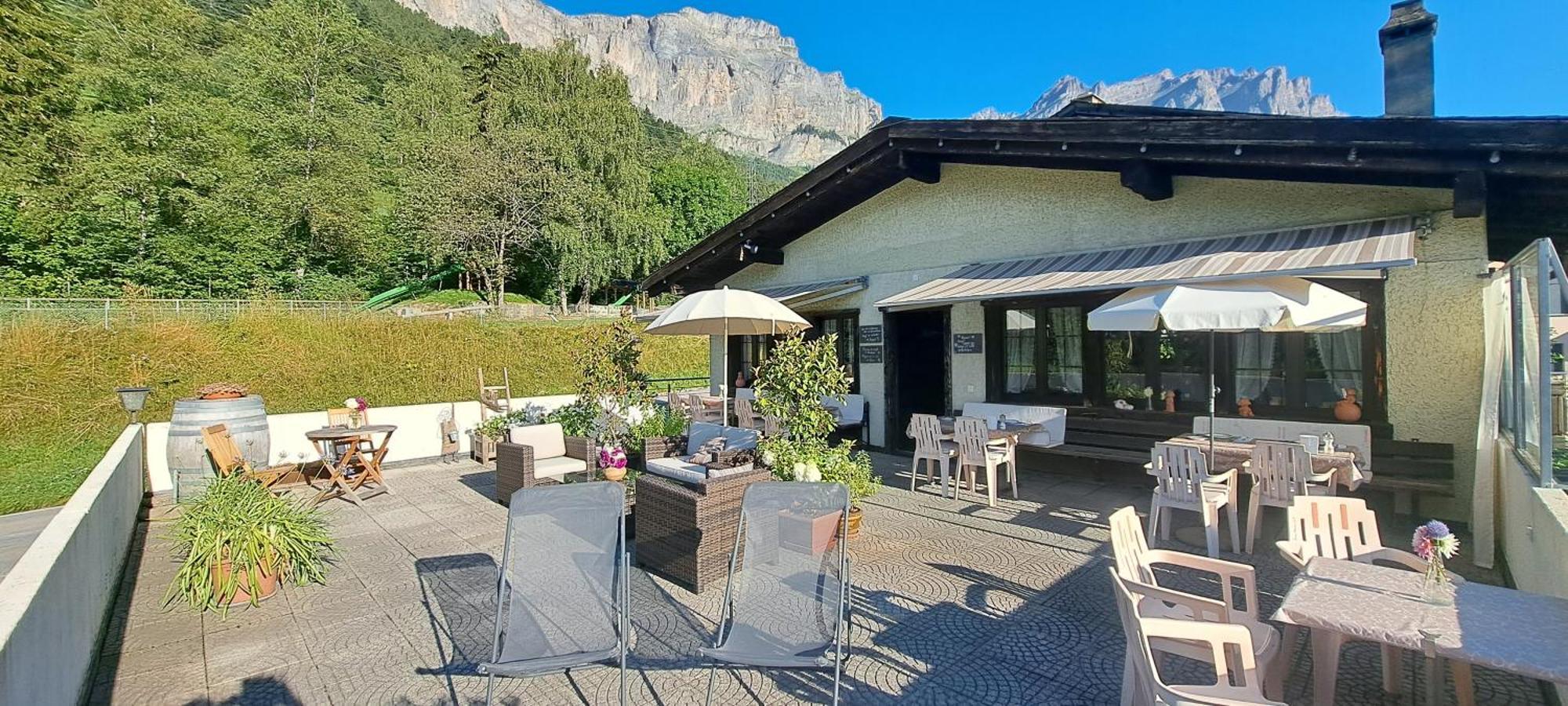B&B Chalet Rustica Inden, Leukerbad Exteriér fotografie